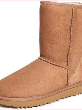 Shearling Lined Mid-Calf Boots with Faux Fur Trim